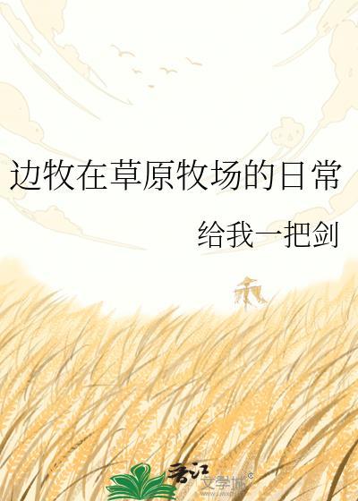 边牧在草原牧场的日常生活
